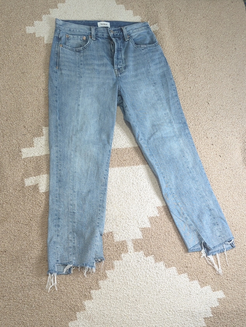 Pistola 🔹 Wide Leg Front Seam Jeans 🔹26